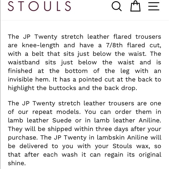 STOULS 100% lambskin leather designer pants, emerald green, Size S - Picture 13 of 13